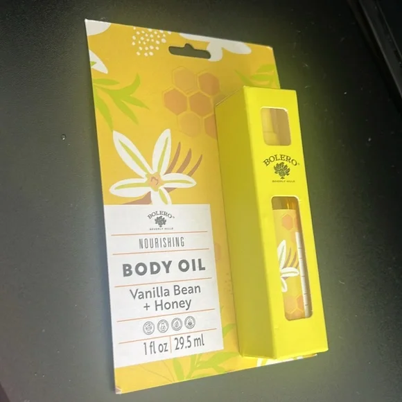 NIB Bolero Body Oil - Vanilla Bean & Honey 1 oz. - Picture 3 of 3